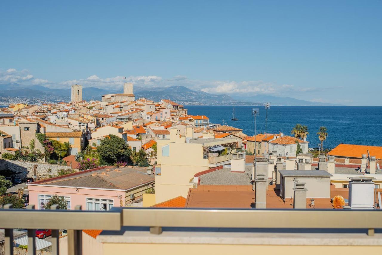 High Standing With Incredible Old Antibes And Sea Views Daire Dış mekan fotoğraf