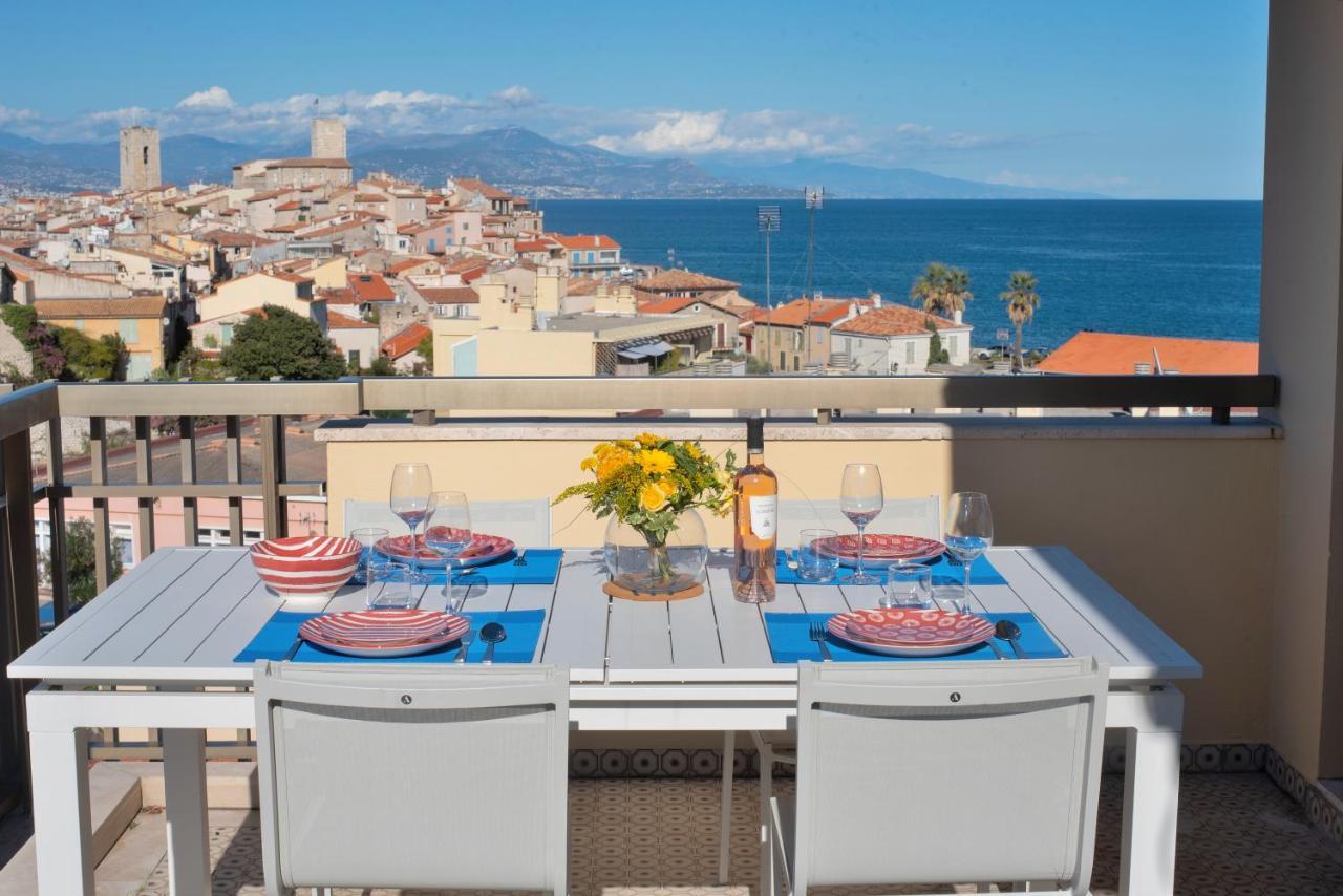 High Standing With Incredible Old Antibes And Sea Views Daire Dış mekan fotoğraf